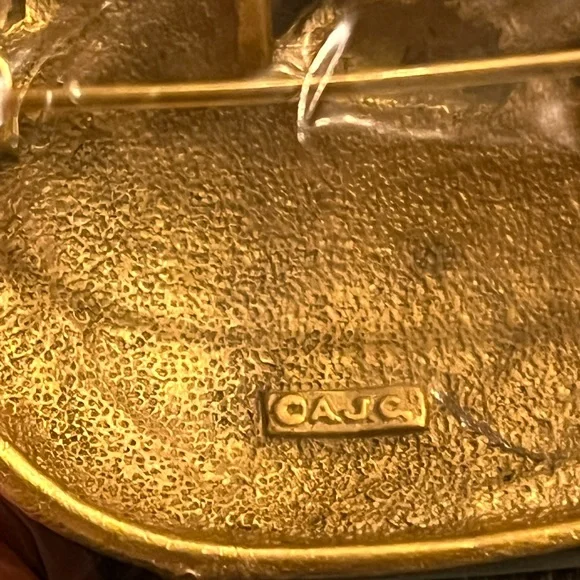 New old stock vintage Noah’s Ark signed AJC brooch pin - Picture 6 of 7